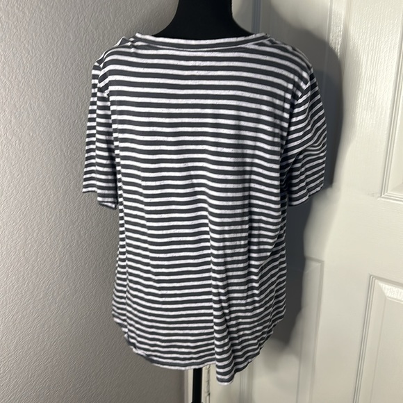 Loft Vintage Soft Striped Tee - Size 16/18 - Picture 2 of 3